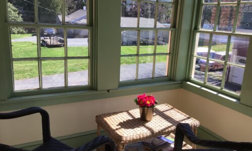 Photo of balcony in Sun Suite at Blue Rock Bed and Breakfast