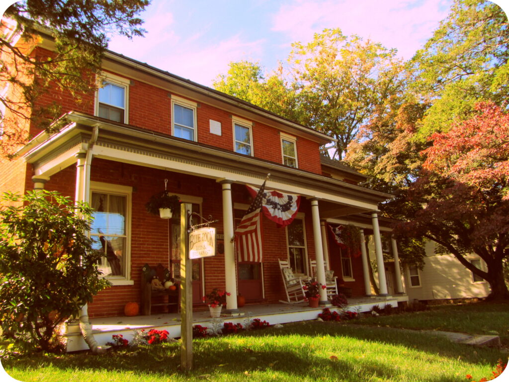 photo of front of house at Blue Rock Bed and Breakfast